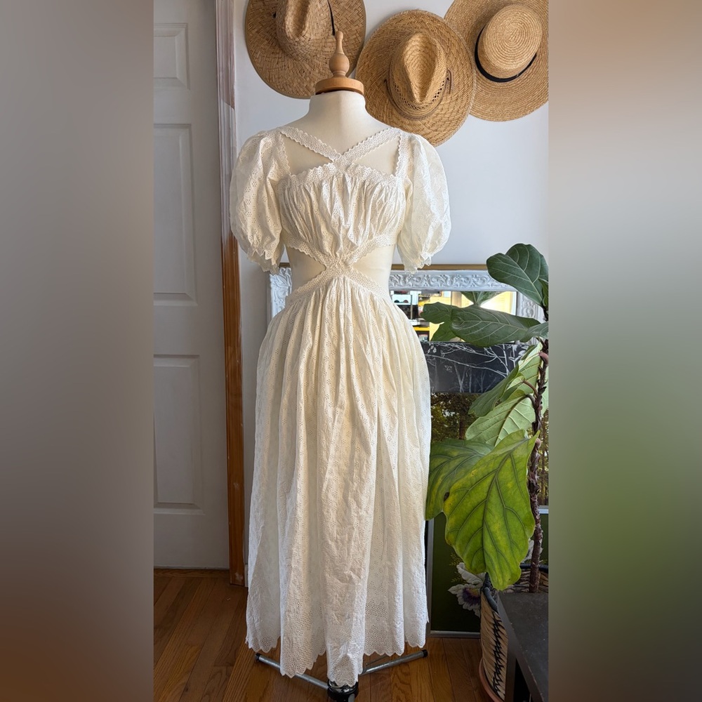 DÔEN Ravenna Dress in Salt - NWT - Size Medium cottagecore spring summer - Picture 2 of 12
